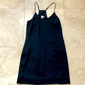 Black J Crew Halter Dress